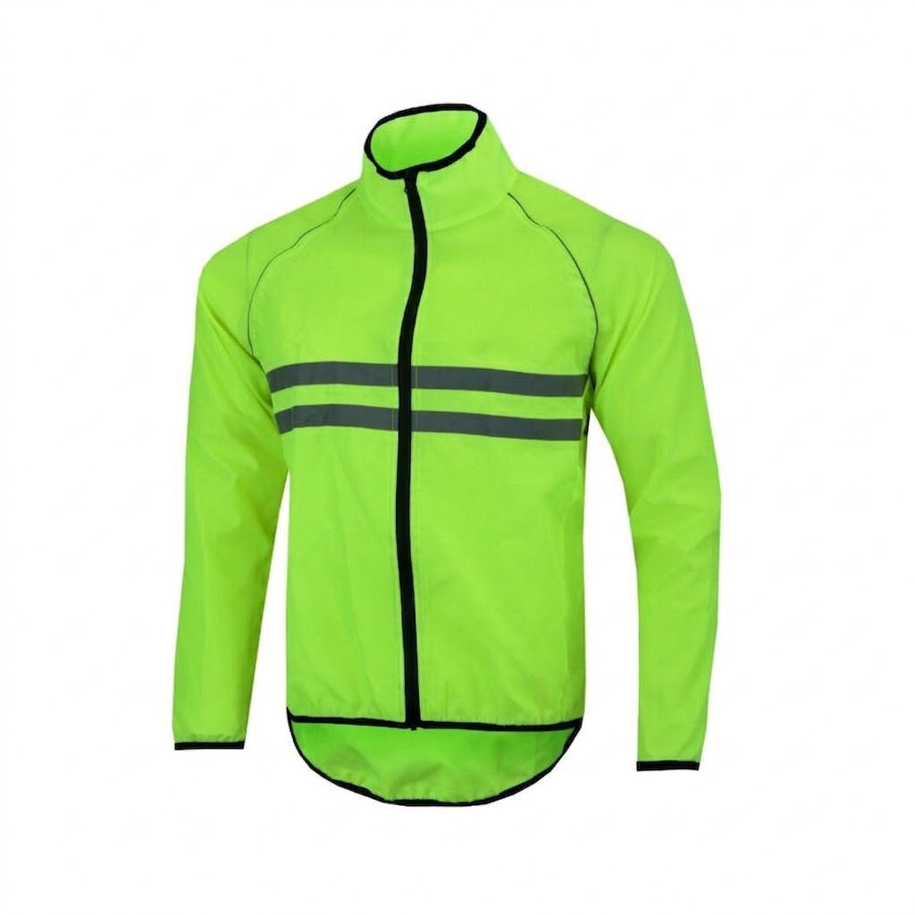 Lime Reflective Rain Jacket
