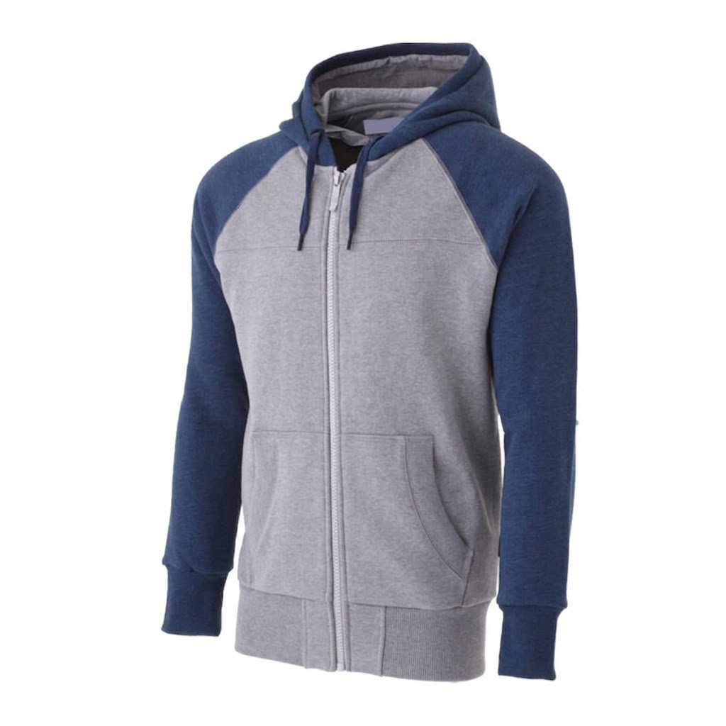 Grey Blue Hoodie