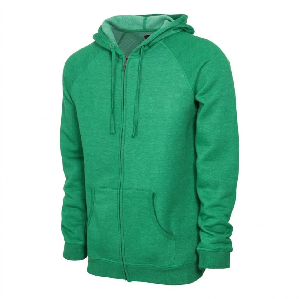 Green Zip Hoodie