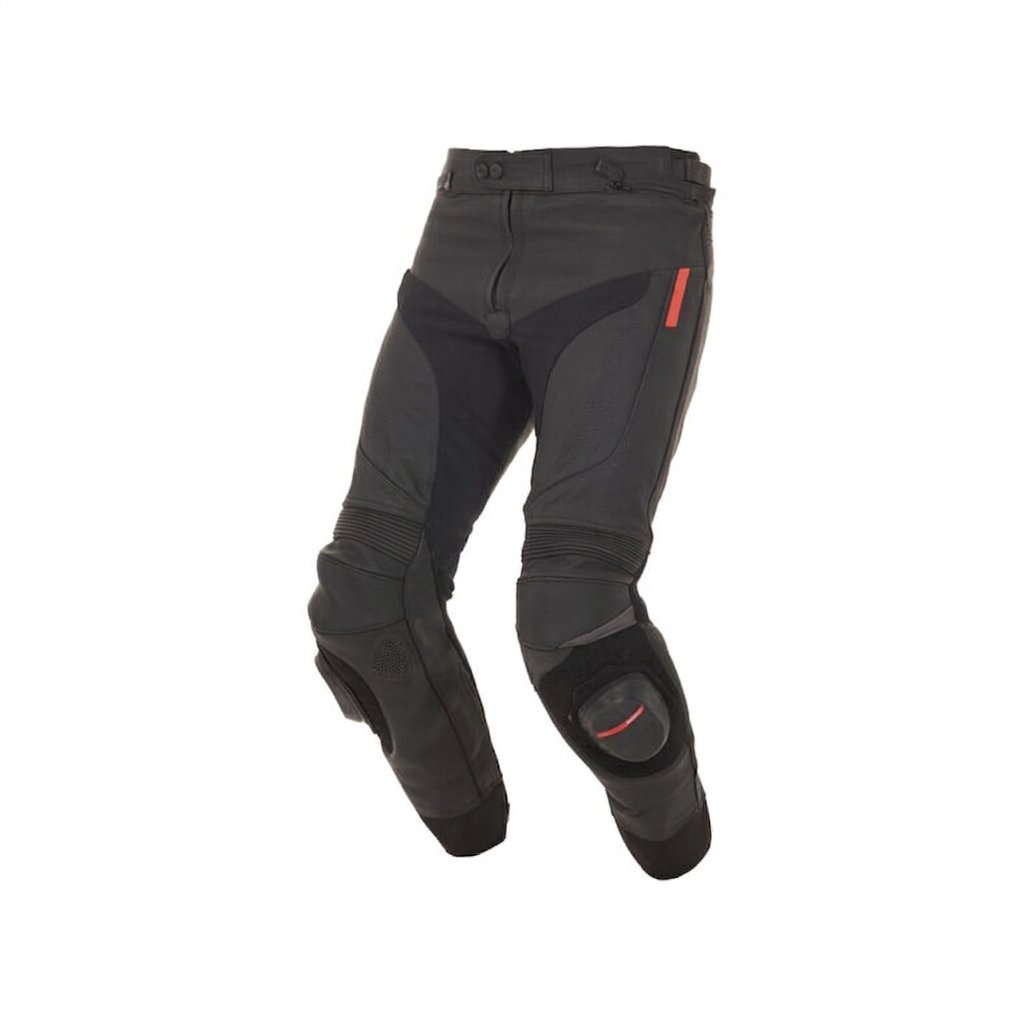 Black Red Motorcycle Pants