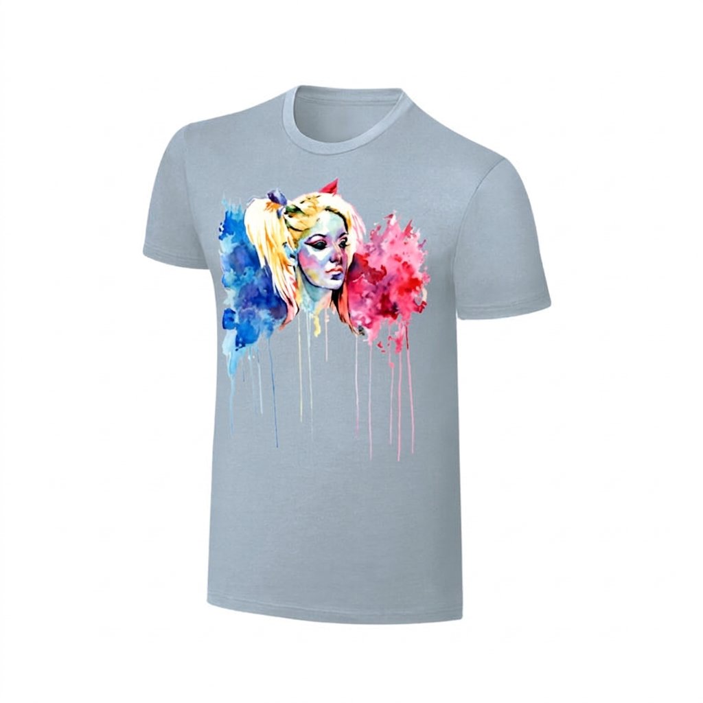 Printed Grey T Shirt