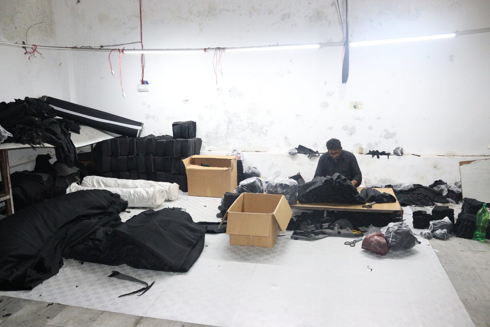 Gloves Cutting Production