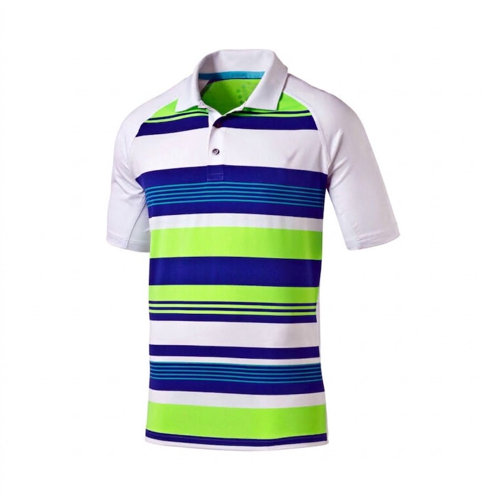 Striped Sports Polo