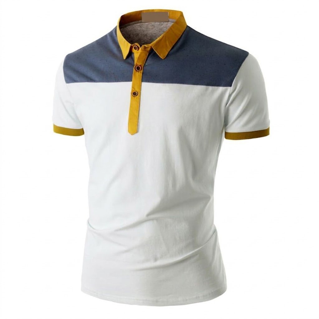 White Gold Polo Shirt