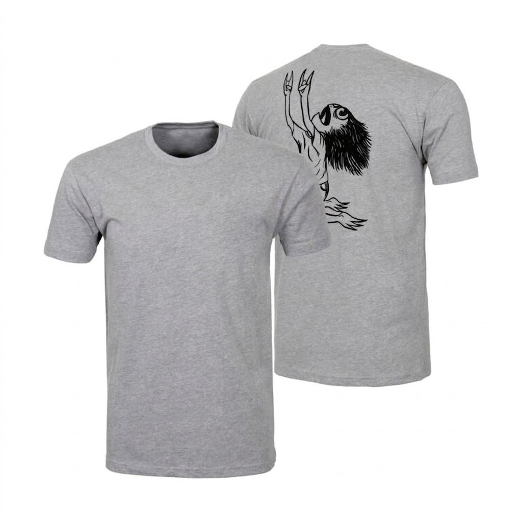 Grey Printed T Shirt