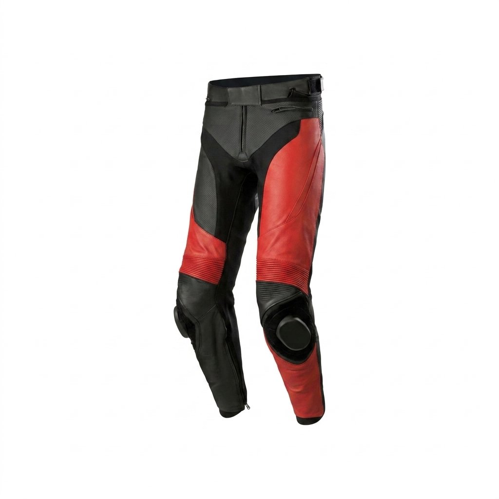 Red Black Motorcycle Pants