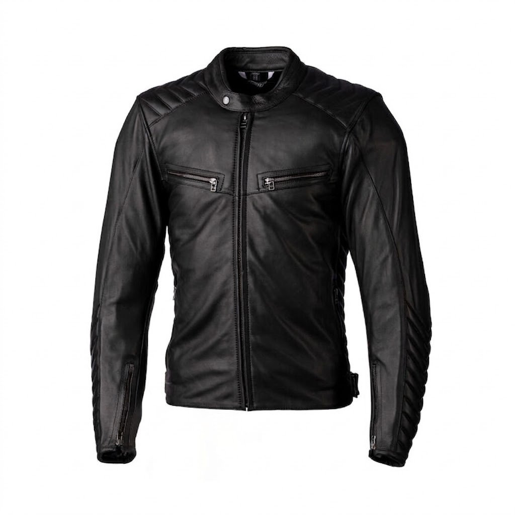 Black Classic Leather Motorcycle Jacket