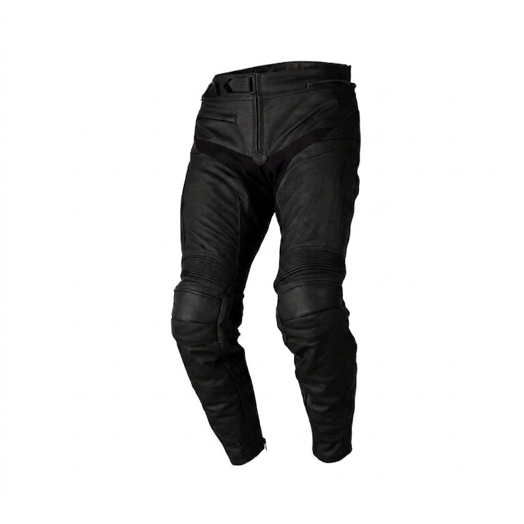 Black Motorcycle Riding Pants