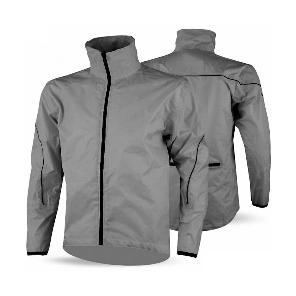 Grey Lightweight Rain Jacket