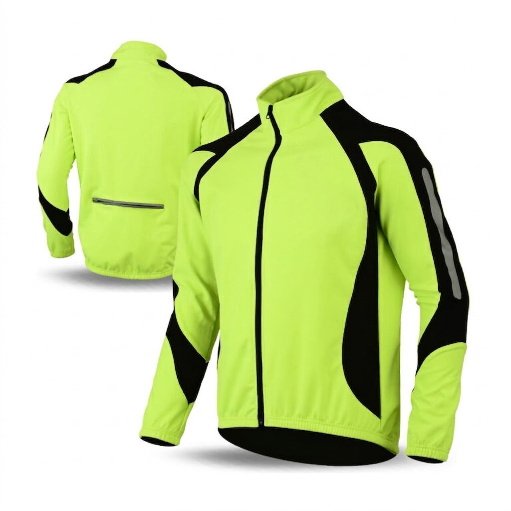 Lime Black Technical Jacket