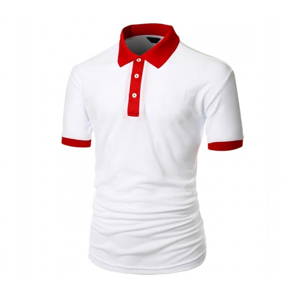 White Red Polo